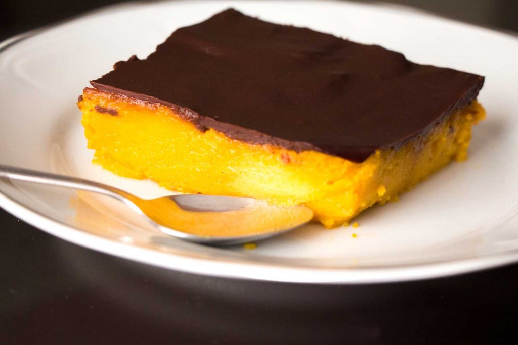 Receta pastel de calabaza y chocolate • Somnatur