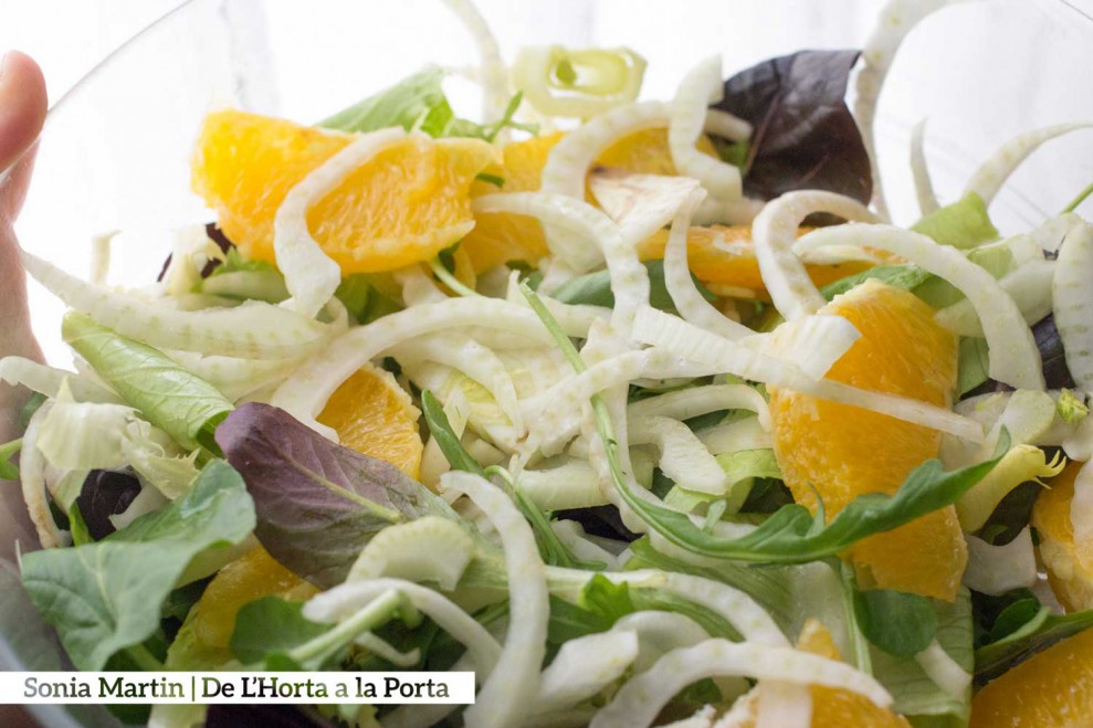 receta ensalada hinojo y naranja