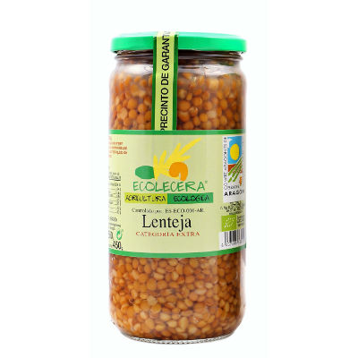 lenteja cocida ecologica