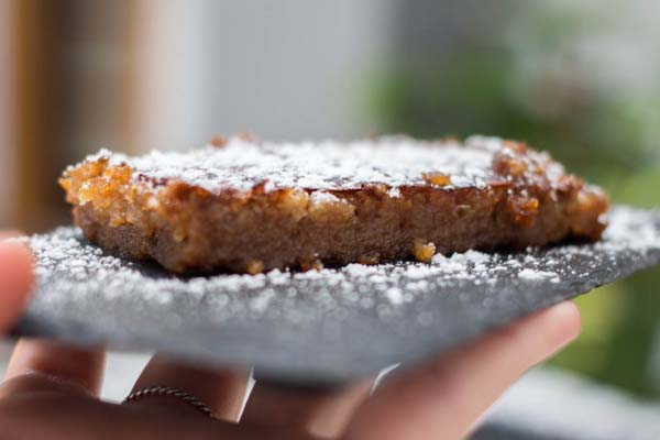 Receta pastel de almendra bio