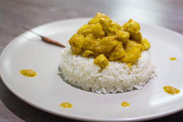 Receta de curry de manzana ecologica