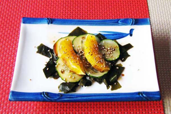 Receta ensalada japonesa sumonomo