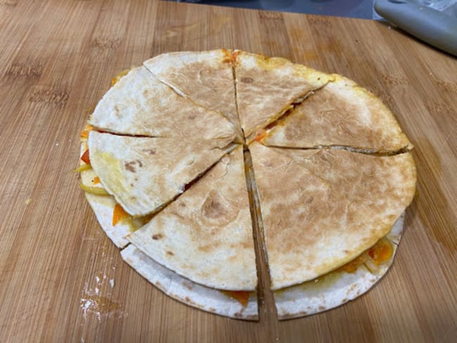 Quesadillas de verdura orgánica